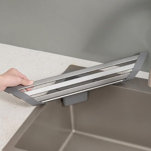 Organizador de fregadero triangular para ahorrar espacio en la cocina de tu caravana 4