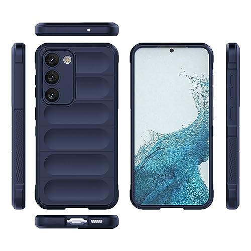 Image of Amazon Brand- Solimo Basic Case for Samsung Galaxy S23 5G (Silicone Dark Blue)