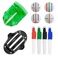 KEAHND Golfball Strichzeichnung Markierung Werkzeug Kit,Golfball Markierer,Golfball Markierer Kit,Golfball Ausrichtung Werkzeug Set,Golfballmarkierer Golfball Strichzeichnung Markierung,Golfball Liner