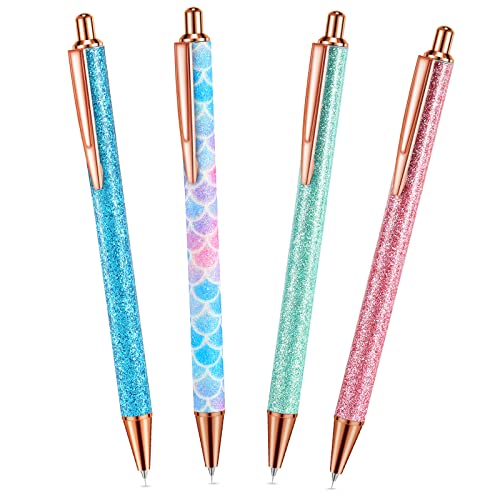 Epakh Writing Instrument Stainless Steel Weeding Pen 4 Piece Retractable Air Release Bubble Removal DIY Craft Project Bright Color