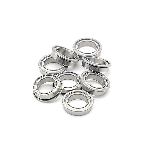 Cojinete con pestaña F6802ZZ de acero cromado ABEC-7 y doble sellado de metal contra polvo 6