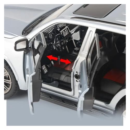 Modelo de coche Lexus LX600 SUV a escala 1:24 miniatura 5