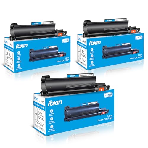 Image of Foxin FTC B021 Toner Cartridge for Brother TN B021 Compatible with HL-B2000, B2080DW, B2100DB, B2180DWB DCP-B7500D, B7535DW, B7600DB, B7640DWB, B7620DWB MFC-B7700D,B7715DW,B7720DN,B7810DW | Set of 3