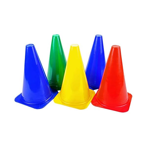 Ground Marker Agility Soccer Cones 7 inch set of 5 - Image 3