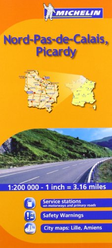Michelin Map France: Nord Pas De Calais, Picardie 511 (Maps/Regional (Michelin)) (English and French Edition)