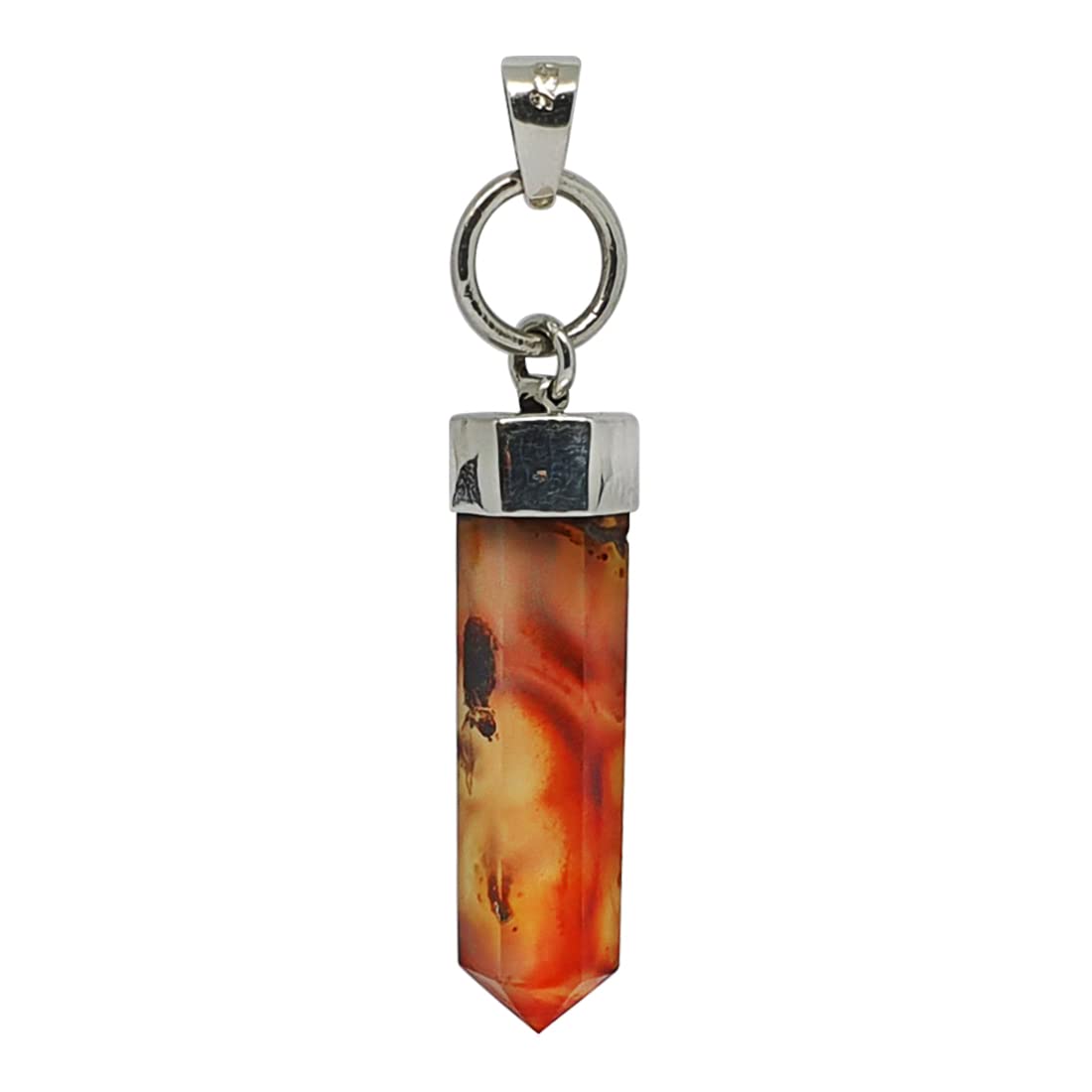 Pendentif fleur agate argent 925 durable pour affirmer son style unique - 6