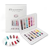 Verpackungsdetails: Ein C9 Nail Display Book und Ersatz-Nagelspitzen, eine runde Nail Display Base.