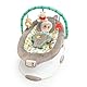 Bright Starts, Disney Baby, Winnie the Pooh Babywippe Babyschaukel mit Vibrationen, Automatischer Ausschaltfunktion, Melodien, Lautstärkeregler, Abnehmbarer Kopfstütze und Spielbogen
