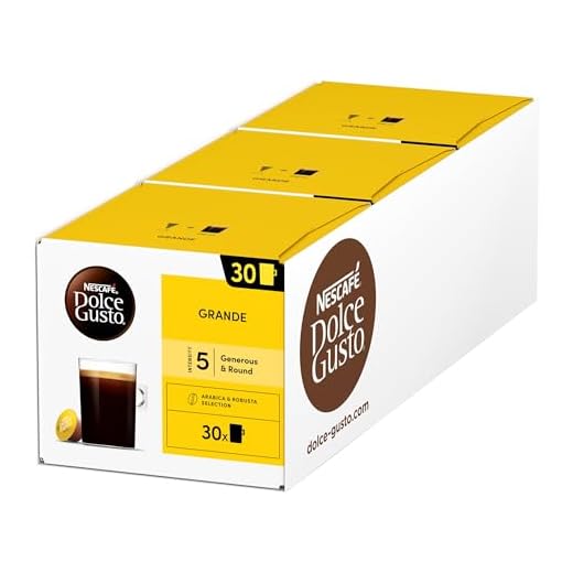 NESCAFÉ DOLCE GUSTO Grande Kaffeekapseln 3er Vorratspack (3 x 30 Kapseln)