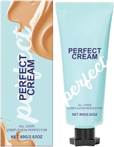 Concealing Foundation Perfecting Cream, Waterproof Long Lasting Even Skin Tone,Body Coverage Perfector,Body Makeup Foundation for Mature Skin Smooth Tone Body Makeup Leg Cover Up (1PC, 80g)