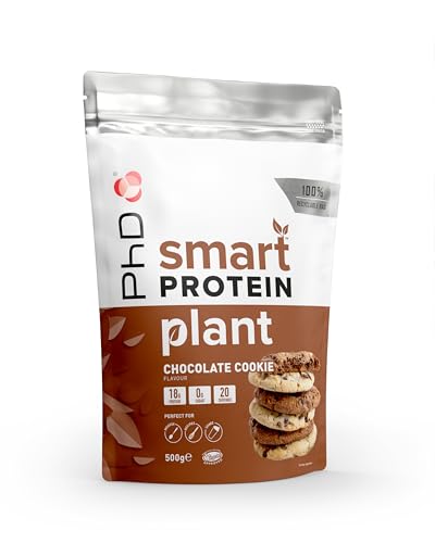 Phd Smart Plant high Protein Vegan Shake Ideal for Shakes Baking and Deserts Choc Cookie 500g