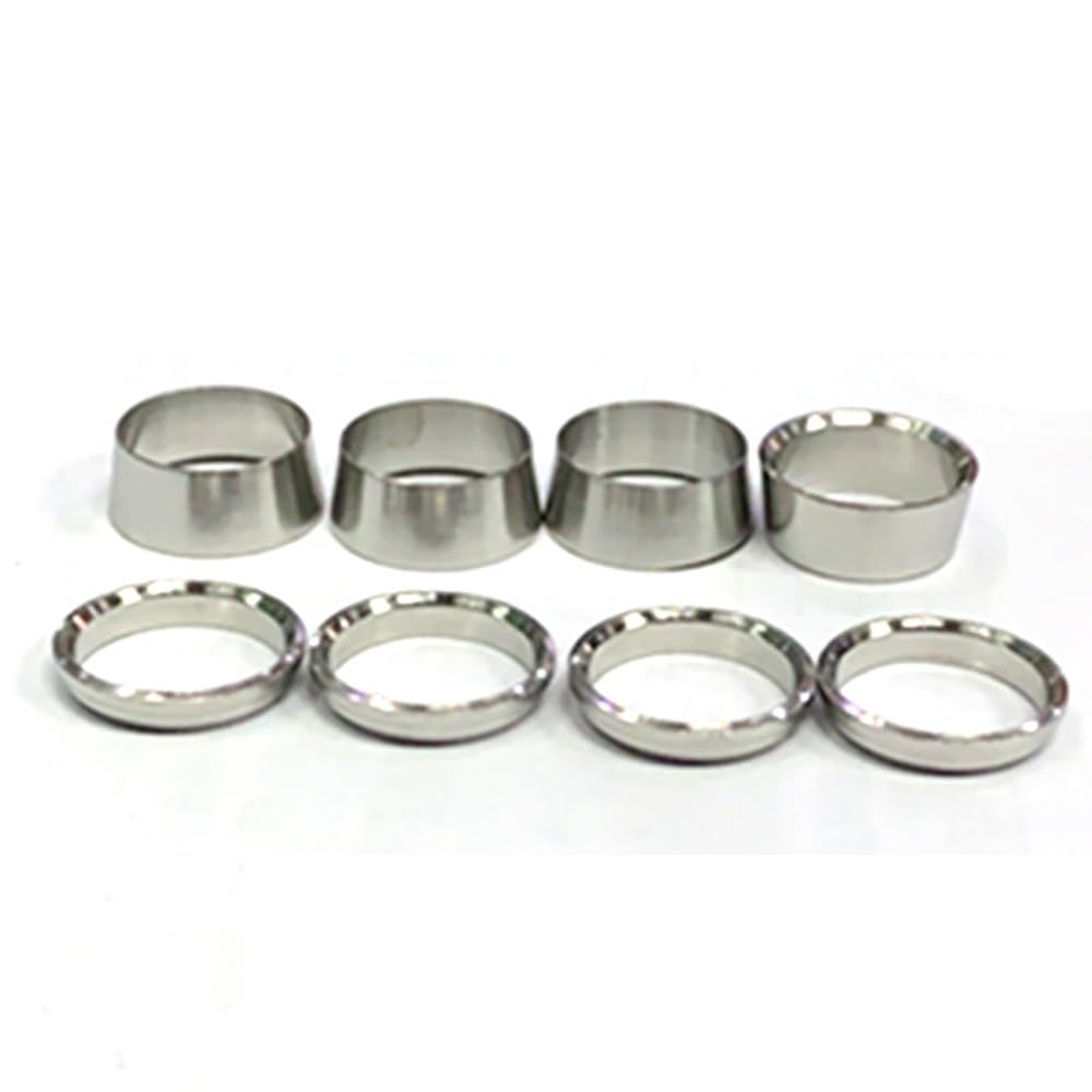 Kit 5 Ferrule Compress. SS316 per Lab | Tenuta, resist. usura, anti-puls., senza attrezzi, affidabile, ampia compat(12 mm)