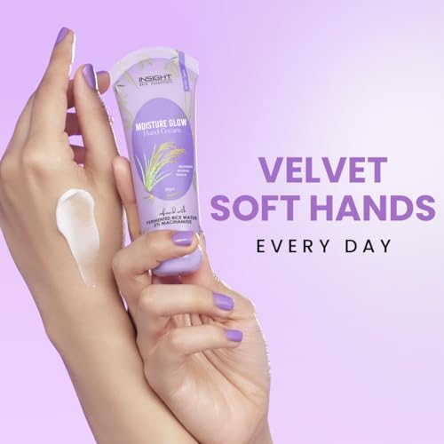 Image of NSIGHT Moisture Glow Hand Cream | Non-Greasy Texture| Hydrating Formula |Removes Tan | Deeply Nourishing| Softens Dry & Chapped Hands | Restores Natural Glow | Suitable for All Skin - 50g