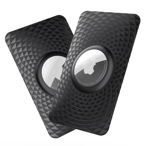 for Airtag Wallet Holder, 2 Pack Thinnest Card Case for Airtag, Stays Hidden, for Purse, Handbag, Backpack Wallet, Clutch, Billfold