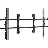 Angle d'inclinaison : 0 à 12 Chief Micro-Adjustable Tilt Wall Mount - Supports muraux d\'écrans Plats (Noir, 0-12°)