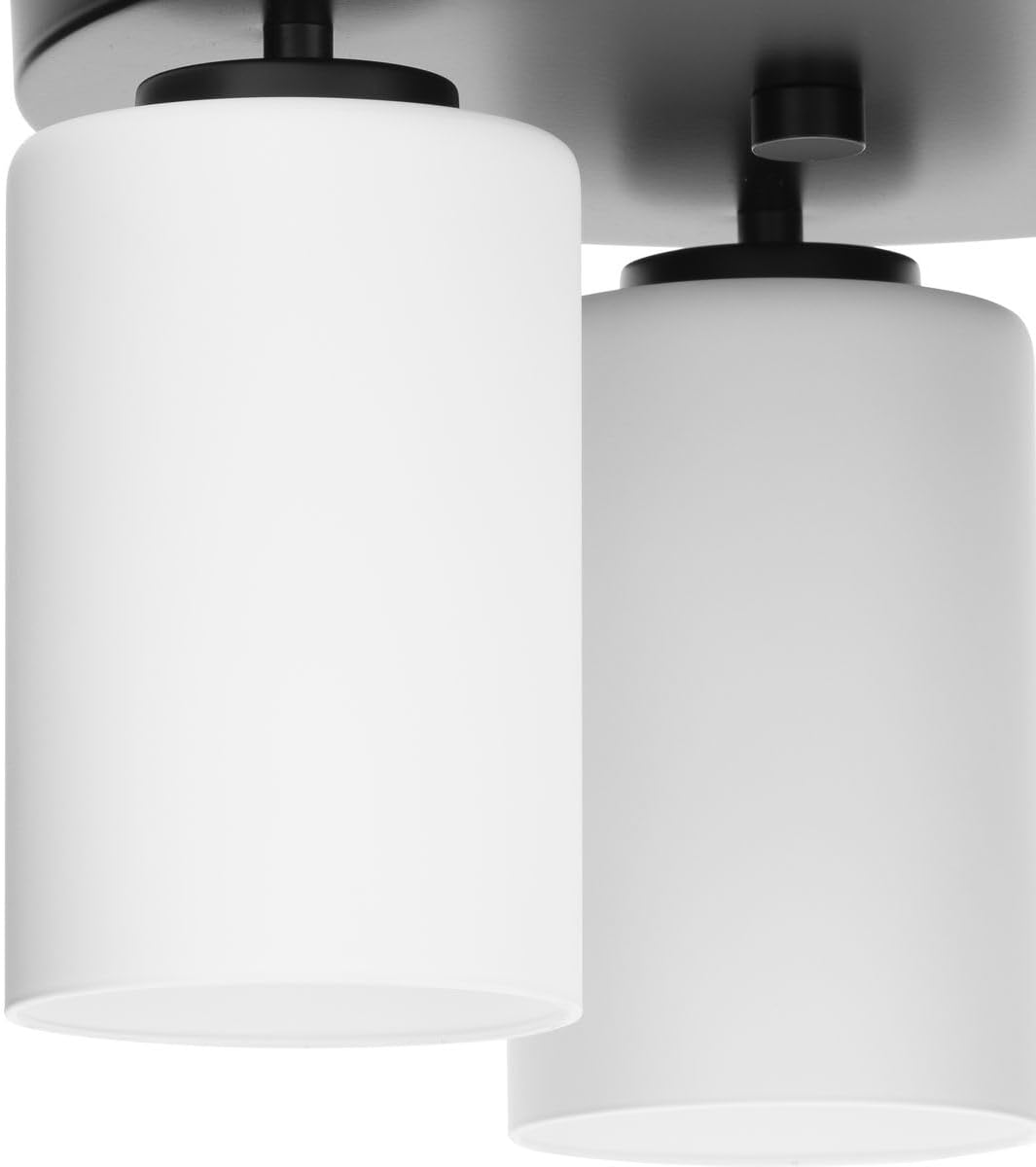 Cofield Collection 12 in. Three-Light Matte Black Transitional Flush Mount (P350238-31M)