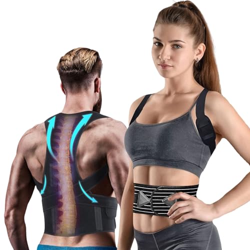ETRSAIRL Posture Corrector For Men And Women, Back Brace Posture Corrector, Back Straightener Posture Corrector For Relief Back Pain, Back Support To Prevent Hunchback(XL)