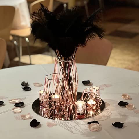 Highfree HFR-0083 Geometric Candle Holders, Metal Wire Iron Tealight Candle Holders thumb #6