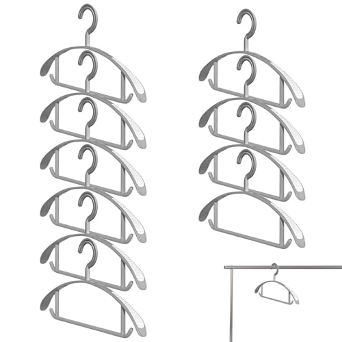 Cintres à larges épaules - 10 % durable - Avec porte-pantalon - Solution peu encombrante pour veste, manteau, jupe, robe, pull, organisation de chambre à coucher