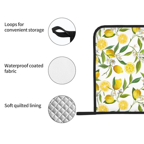 Ccocnd Lemon Fruits Pot Holders Set Of 2 Heat Resistant & Non Slip Potholders thumb #2