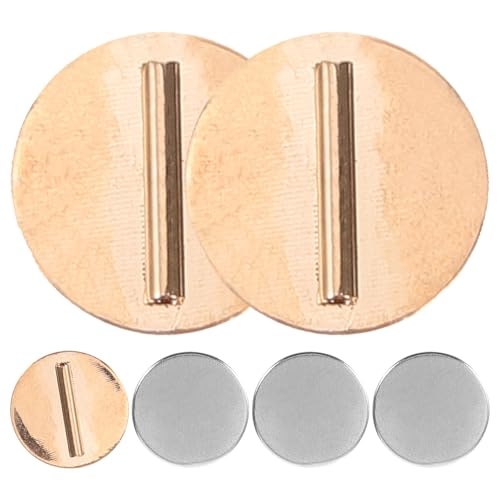 FOMIYES 3 Pièces Mini Boucles Magnétiques pour Broches en Métal Doré, Convertisseur de Broche Magnétique Léger et Solide, Accessoires de Broderie pour Robes et Couture, Fournitures