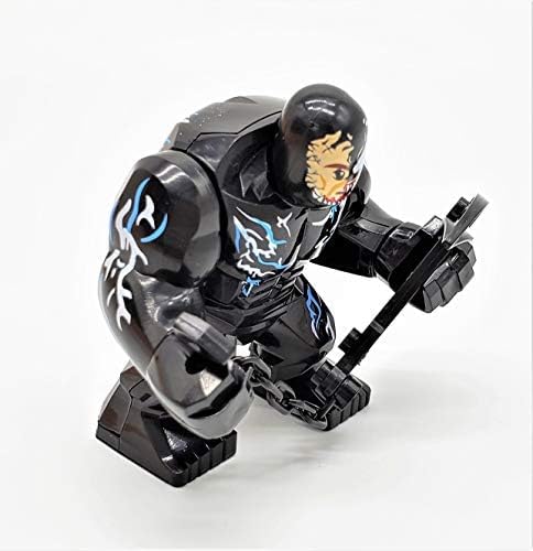 Miniatura 4 de LPTA Toys Venom Figura de acción con arma devastadora (con la transformación de Eddie Brock en Venom, con cabezas intercambiables)