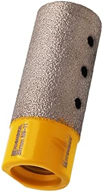 HIGHDRIL Diamond Milling Bit for Enlarging and Shaping Hole,Diameter 25MM (1") Dry Drilling Core Bit for Porcelain,Hard Ceramic,Granite and Marble