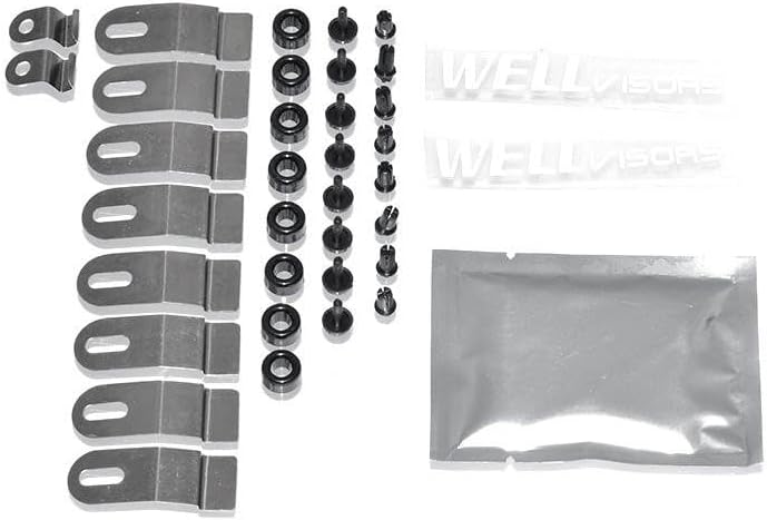 WellVisors Window Visors Wind Deflectors Compatible with Land Rover 2014-2022 Range Rover Sport Premium Series Rain Guards 3-847LR007