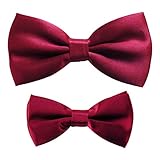 .Herren Fliege: 12cm x 6cm (verstellbar bis 50 cm); Kinder Fliege: 10cm x 5cm (verstellbar bis 44 cm)