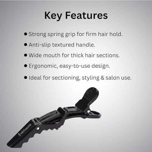 Image of Hair Bun Maker Donut Set, 3 Sizes, Black, with 3 Hair Clips