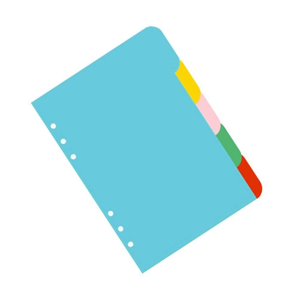 Divisori Colorati A5 Per Raccoglitori - 2 Confezioni Con 5 Separatori A 6 Fori Per Organizzare Appunti E Progetti - Foto 12