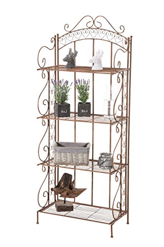 CLP Eisen-Standregal ANTJE I Klappregal mit 4 Ablagefächern im...