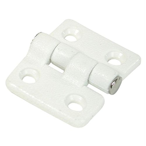 White Nylon Butt Hinge - 1-1/2in.L x 1-3/8in.W - #10(4) Fastener