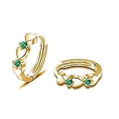 Gold-Dark Green CZ