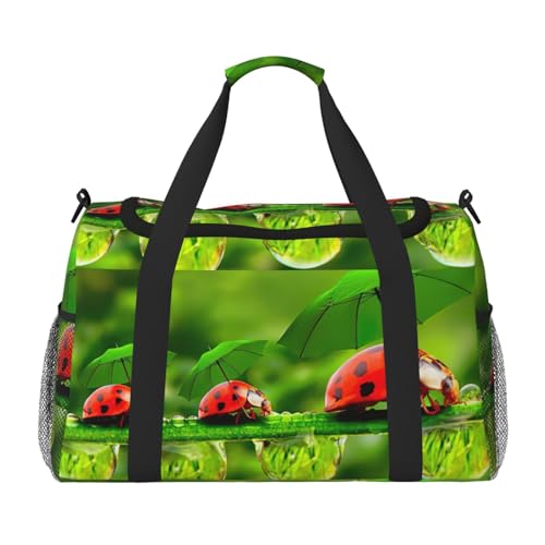 Sac de week-end coccinelle pour vos escapades et voyages en avion
