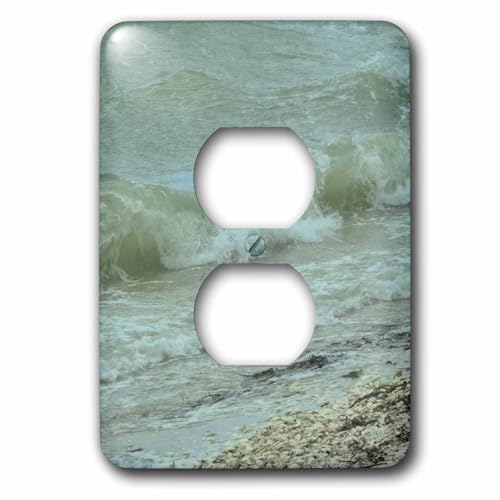 Couvre-prise pour 2 prises 3dRose LSP_7884_6 multicolore, plaque de finition murale design