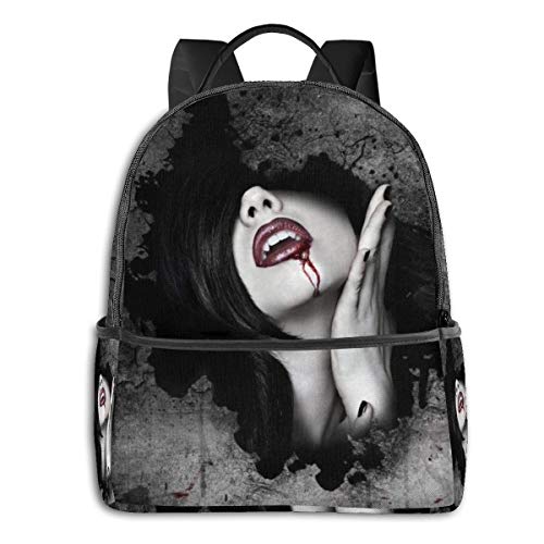 Mochila para Estudiante de Vampiro  Unisex  diseño de Dibujos Animados  14 5 30 12 7