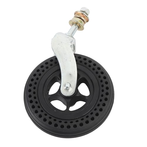 Roue de chariot de 6 pouces increvable TPE roulette diable charge 75kg