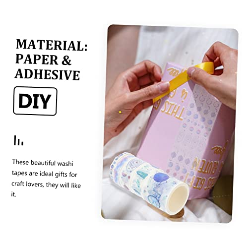 COHEALI 60 Rolos Adesivos De Fita Washi Scrapbooking De Fita Adesiva Washi Colorido Fita Washi De Pr