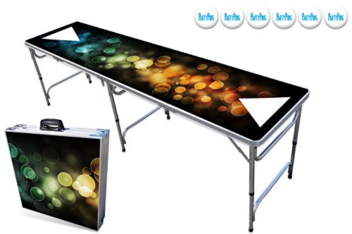PartyPongTables.com 8-Foot Beer Pong Table - Bubbles Edition