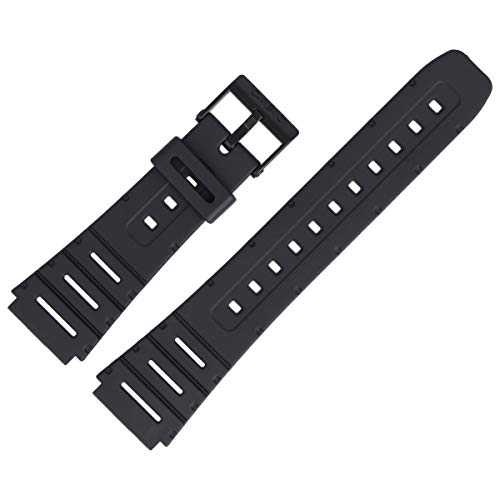 Casio Bracelet de Montre 20mm Plastique Noir - W-720