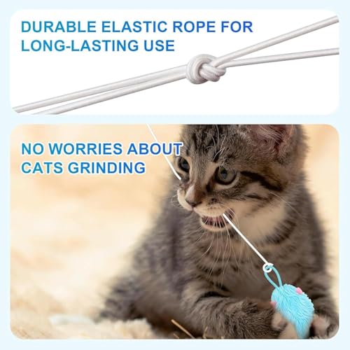 Jouet électrique pour chat suspendu et rétractable automatique Aohcae - 7