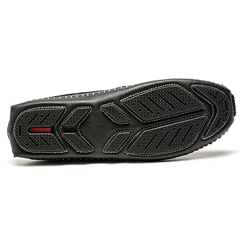 Men's Slip On Mules Clog Slippers Hollow Leather Backless Casual Loafers Dress Shoes for Walking Indoor Outdoor Non-Slip Soles Hand Stitched Breathable Comfortable Lightweight Soft3