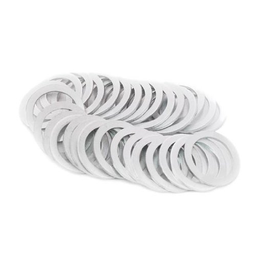 STRAIGHT M18 19-91718 Aluminum Washer, 30 Pieces