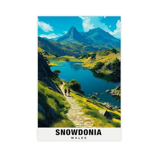 Toile Snowdonia format 30x45cm avec impression haute définition