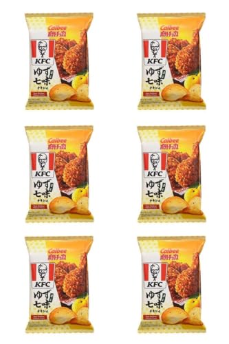 【まとめ買い】ポテトチップス KFC 香るゆず七味チキン味 6袋のサムネイル