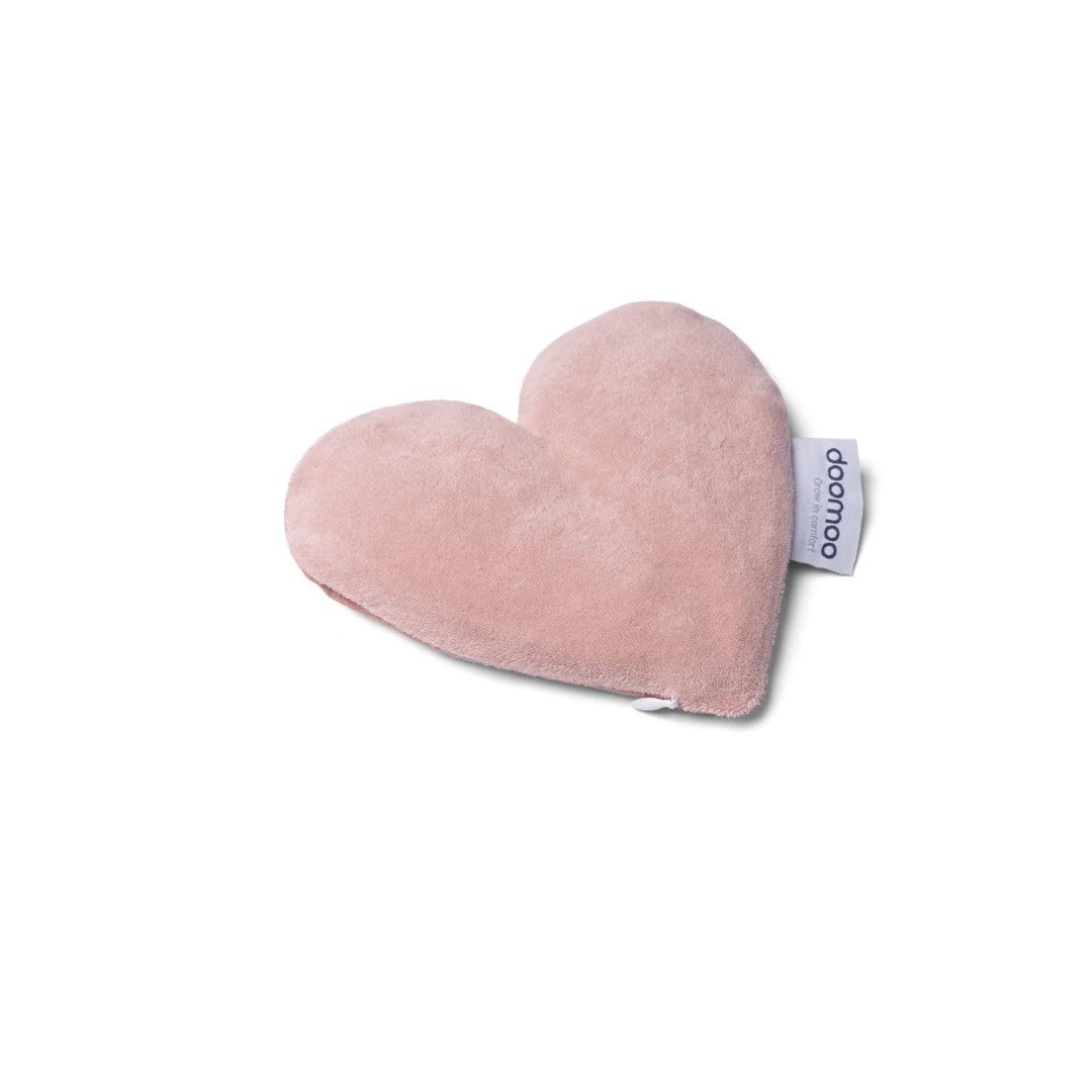 doomoo Bolsa térmica para bebé Snoogy Love Pink - Anticólicos - Corazón térmico - Semillas de colza y lavanda - Uso caliente o frío - Funda lavable - Desde el nacimiento