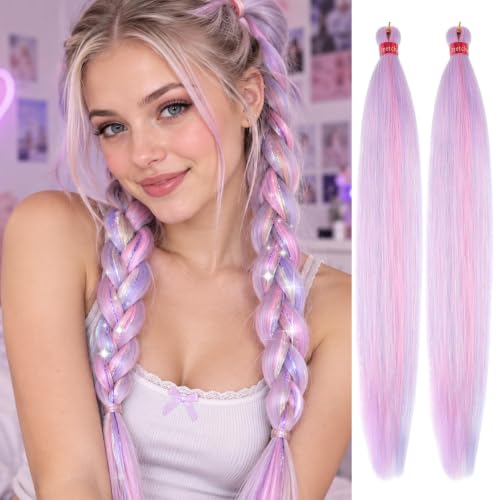 Braiding Hair Extension, Pre Stretched Braiding Hair for hair Braids,Yaki Texture Synthetic Braid Hair