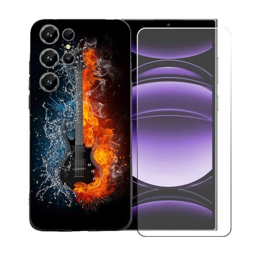 CongJiaLingXi�P�[�X�K�p�� Oukitel C61 GT (6.88") + �������ꂽ�K���X�X�N���[���v���e�N�^�[�A�_��ȃV���R�[���V�F���o���p�[TPU�ی�J�o�[�̂���,BST16