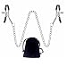 Entertainment Chain Clip, MtShell Adjustable Clips Clothing Accessories Self-Entertainment Chain Nipple Clip Chain with Black Storage Bag